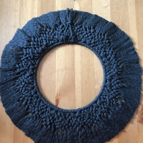 Handcrafted Macrame Circle Decor - Picture 3 of 6